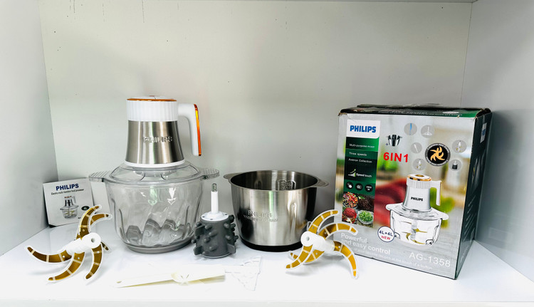 خردکن همه کاره 6در۱ فیلیپس philips دوکاسه مدل AG-1358